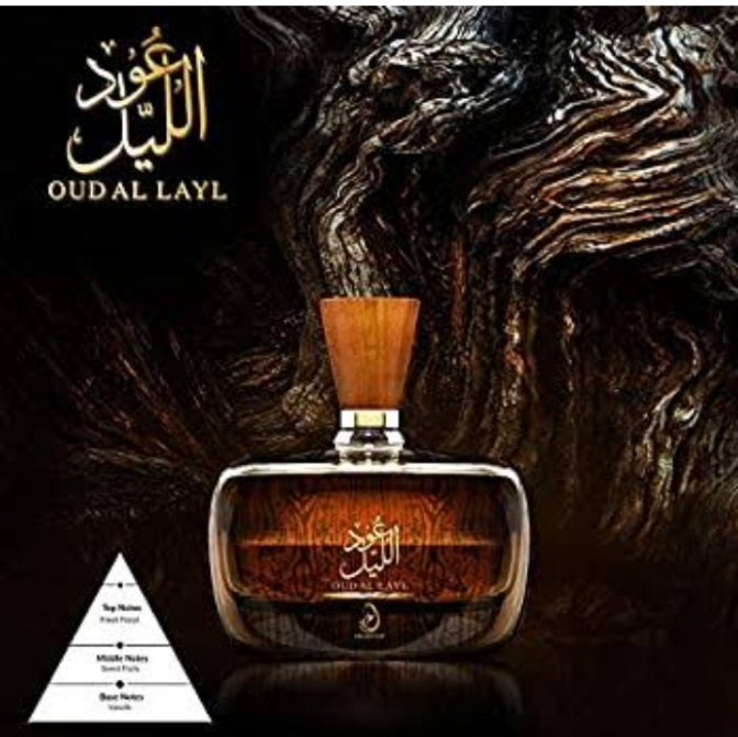 Oud Al Layl Eau de Parfum – Premium Arabic Long Lasting Fragrance (100ml)